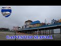 Checking out the galveston seawall