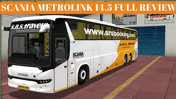 Scania Metrolink 14.5 M Mod Review | Bussid Bus Mod For Bus Simulator Indonesia | Sau Gaming