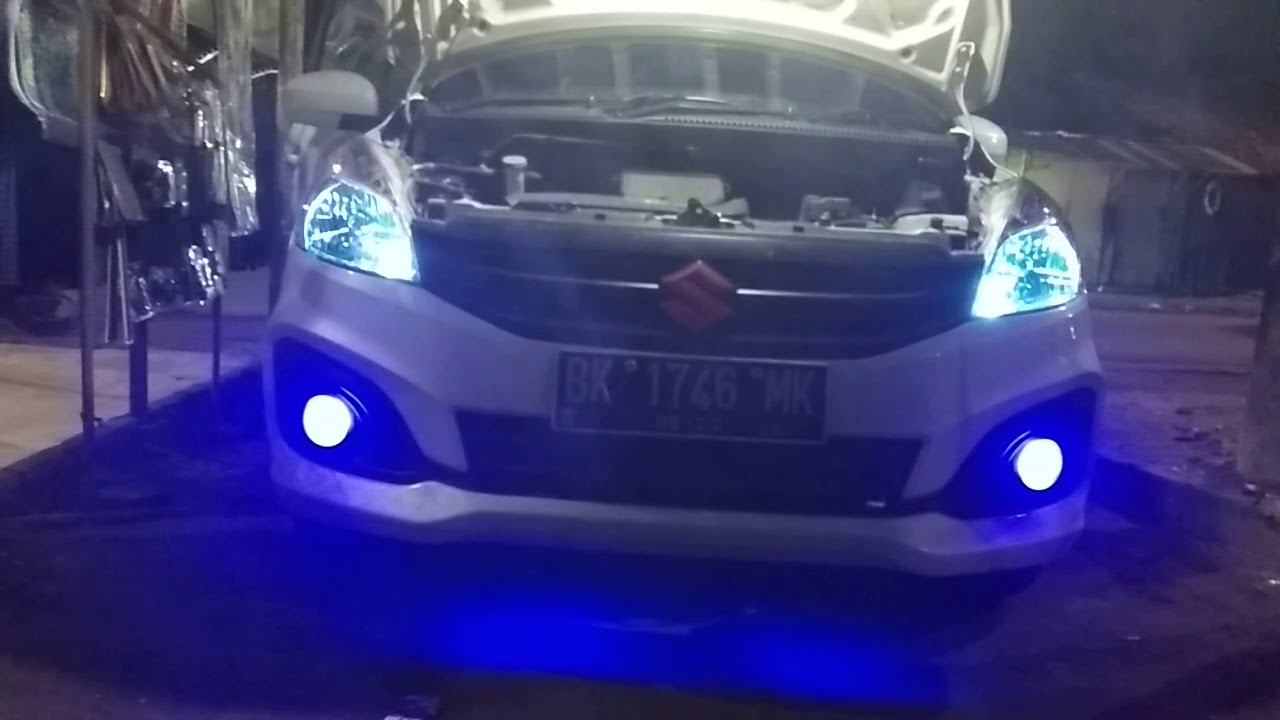 Suzuki Ertiga Modifikasi Lampu Kabut Lampu Kota Lampu Rem Blakang Dll Youtube