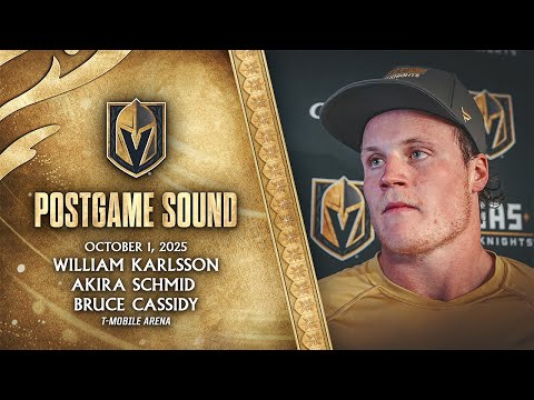 🎥 POSTGAME SOUND: Karlsson, Schmid & Cassidy