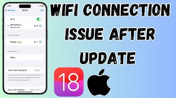 How to Fix Wifi Connection Issue After iOS 18 Update | 2024
