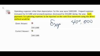 Ch 13 Direct method operating Expenses