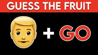 Can You Guess The FRUIT by emojis? | Emoji Quiz 2023