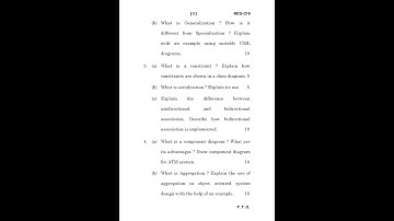 MCS - 219   December  2023 Question Paper