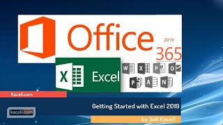 Excel 2019 Tutorial for the Absolute Beginner: General Excel Concepts and the User Interface - P1 screenshot 1
