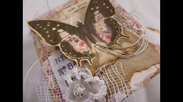 How to make a Junk Journal from a File Folder- Step by Step Process