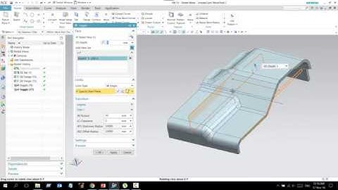 How to create Joggle by NX11 Sheet metal.
