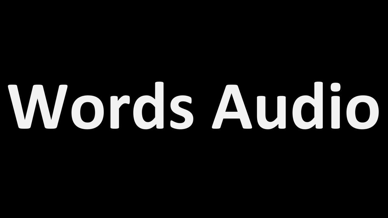 Pronounce Words Audio - YouTube