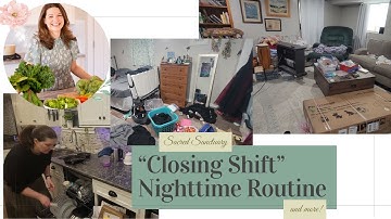 CLEAN WITH ME | Family Room Declutter, Teen Bedroom Tidy, & "Closing Shift" Cleaning Routine