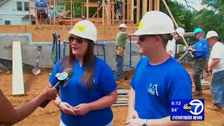 Morris Habitat for Humanity Blitz Build 2018 ABC TV Eyewitness News 7