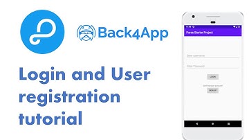 Login and User registration tutorial using Parse Server through Back4App