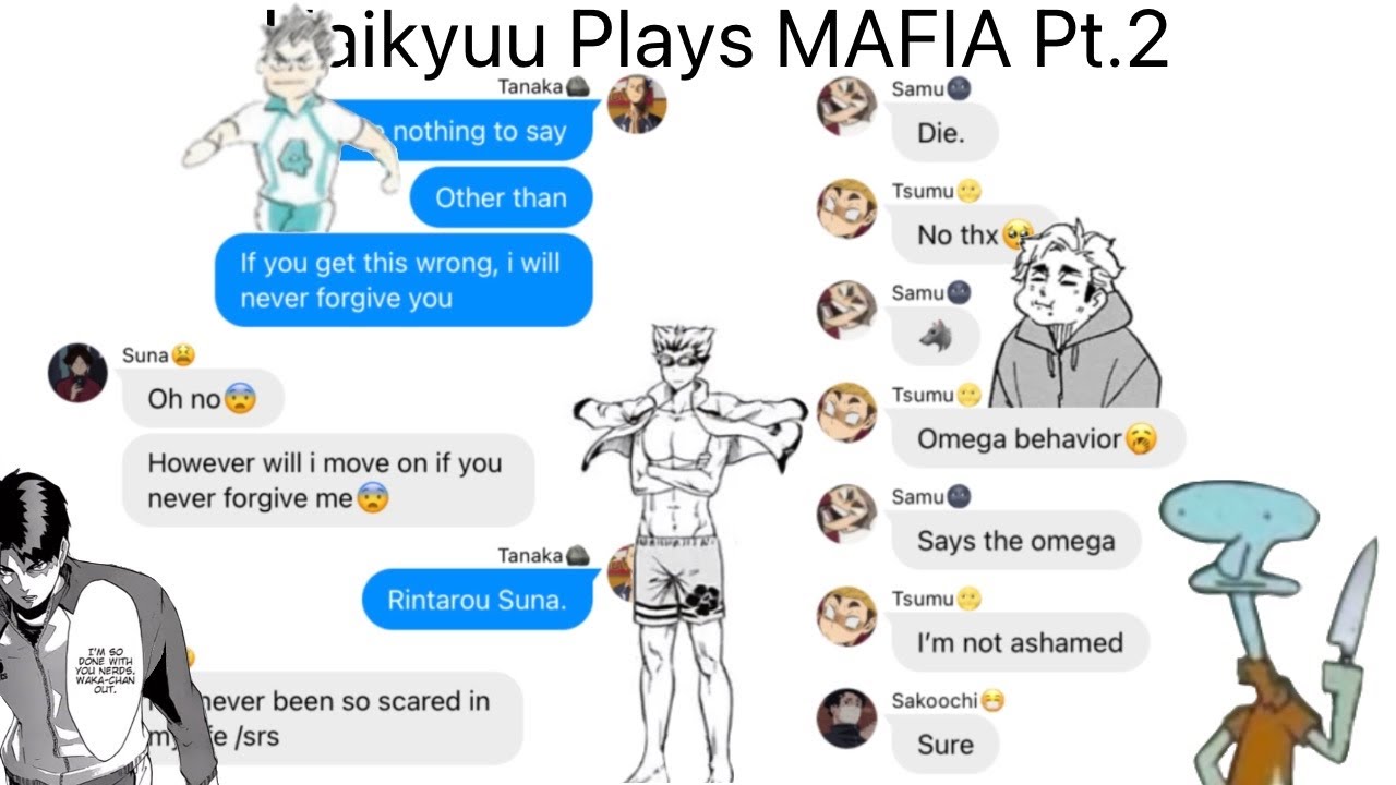Haikyuu Plays Mafia | Haikyuu Texts | Pt.2
