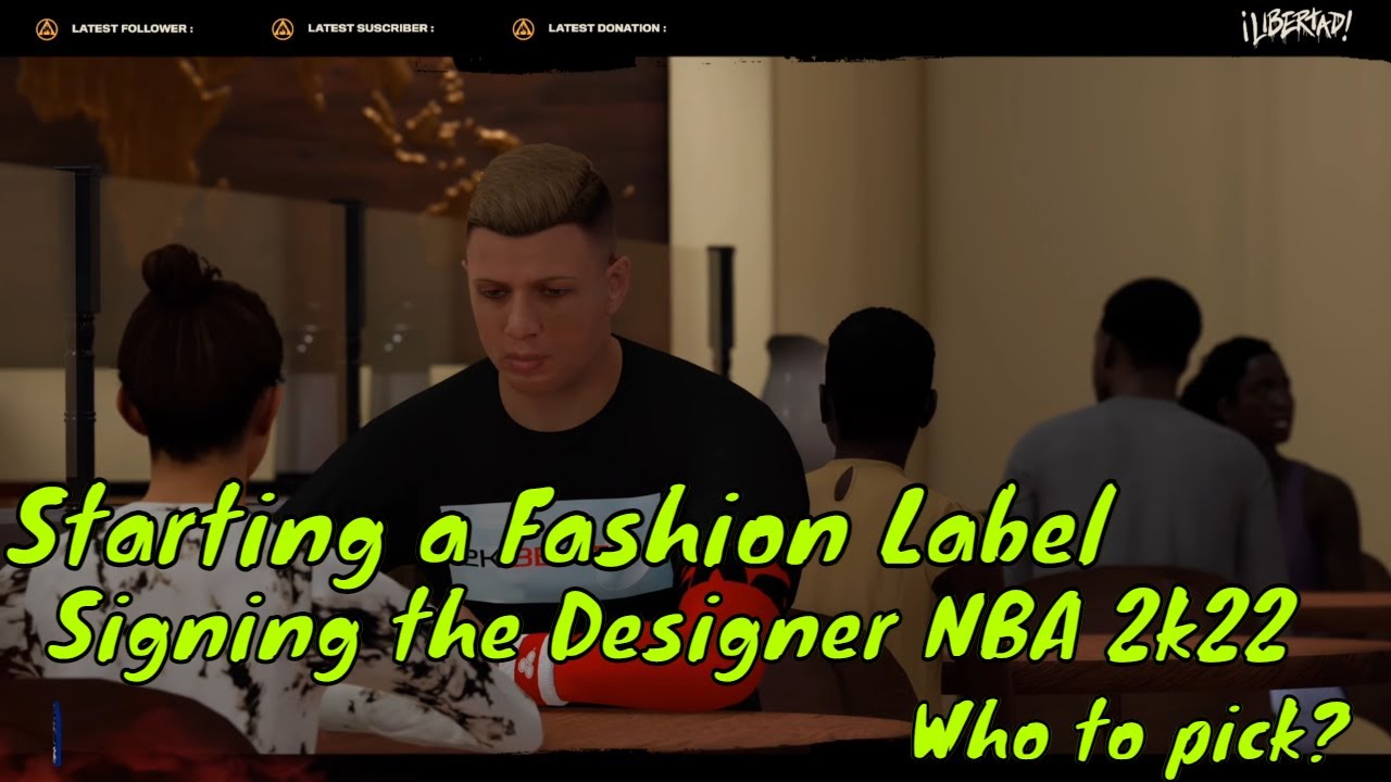 Starting a Fashion Label - Signing the Designer NBA 2k22 - YouTube Starting a Fashion Label - Signing the Designer NBA 2k22 - YouTube