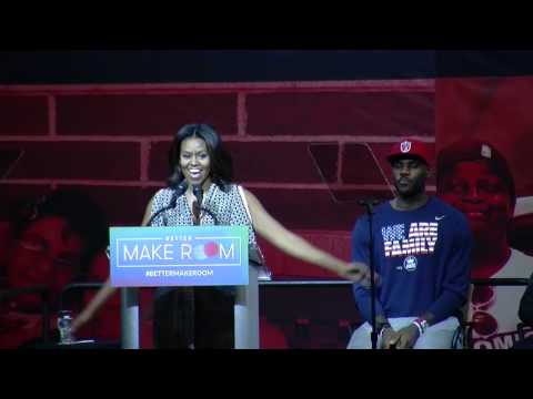 michelle-obama-and-lebron-james-at-the-university-of-akron