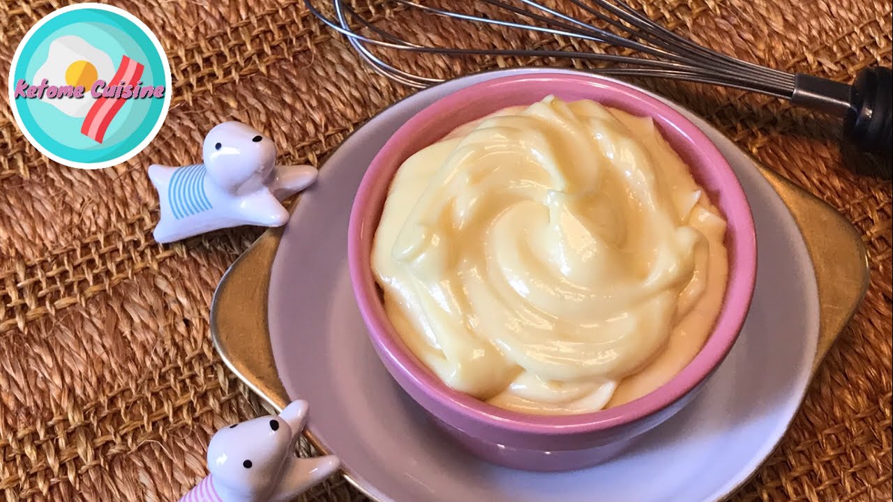 Easy homemade mayonnaise(Keto, Low carb)/วิธีทำมายองเนสแบบบ้านๆ(คีโต,โลว์คาร์บ)