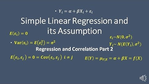 Assumption of Simple Linear Regression in urdu:hindi: regression and correlation part 2