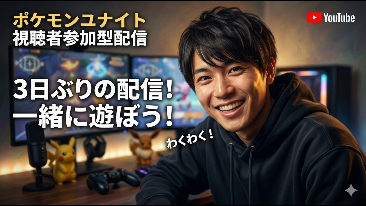 【ポケユナ】３日ぶりのユナイトにワクワク