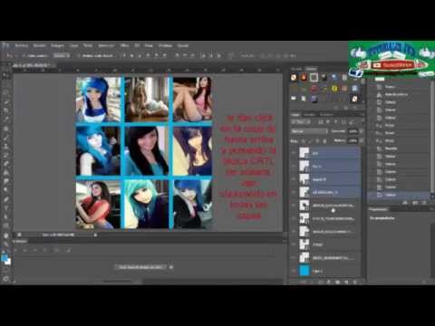 Como crear un collage en photoshop Cs O CUALQUIER VERSION - Tutoriales JKR