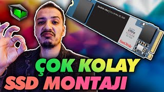 2 DAKİKA M2 SSD MONTAJ | SANDİSK ULTRA 1 TB M2 NVMe SSD