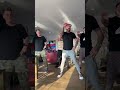 AJ & Nick dancing “Bye Bye Bye” coreograph with Nsync members