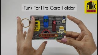 Funk For Hire Bottle Grey Card Holder