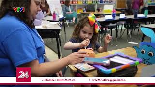 US: PROTESTS AGAINST REDUCED SCHOOL HOURS FOR SPECIAL NEEDS STUDENTS | VTV24 screenshot 1