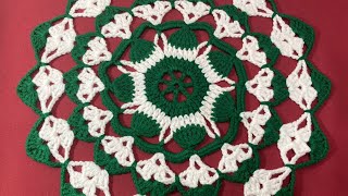 Muestra A Crochet Para Carpeta O Centro De Mesa Paso A Paso