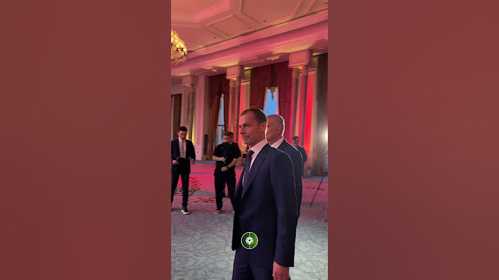 UEFA Başkanı Ceferin ve TFF Başkanı İbrahim Hacıosmanoğlu, UEFA İstanbul Merkezi'nin gala yemeğinde.