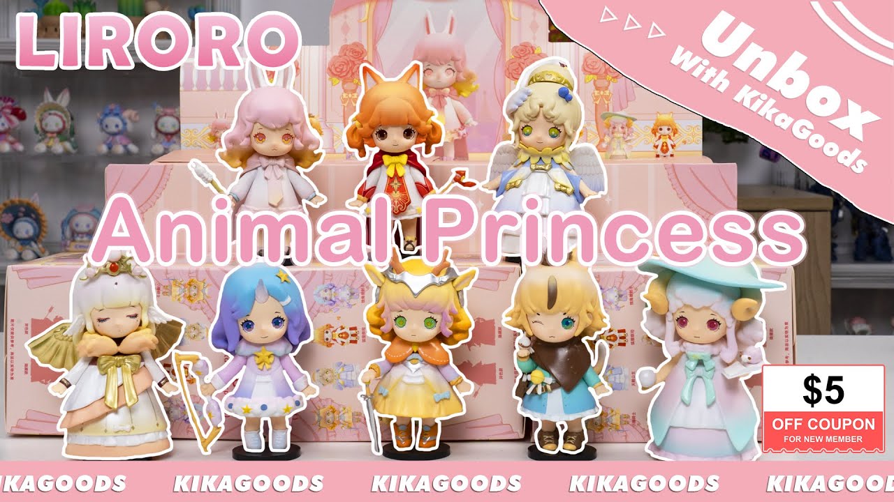 Unbox With KikaGoods! LIRORO Animal Princess Blind Box YouTube