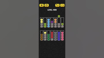 Ball Sort - Color Puzzle Game - Level 1019 - Walkthrough SOLVED by RobotPlayer AI!!!