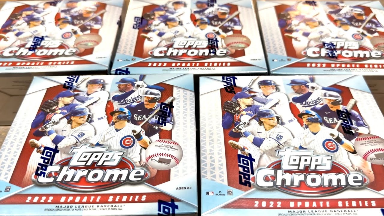 MLB 2022 Topps Chrome Update Series Baseball Card Mega Box