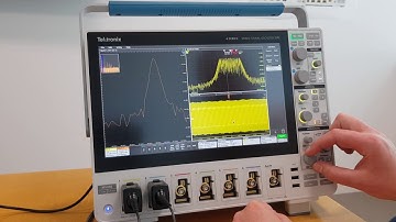 Осциллограф Tektronix MSO4 | Режим Spectrum View | Анализ спектра осциллографом