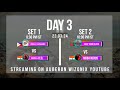 Hugt day 3 set 1 darkest shinigamis vs sensei   set 2 face your death vs moba nerds