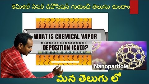 CVD method in Telugu | Chemical Vapor Deposition method | Fabrication of Nanoparticles