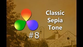 How To Create a Classic Sepia Tone in DaVinci Resolve screenshot 4