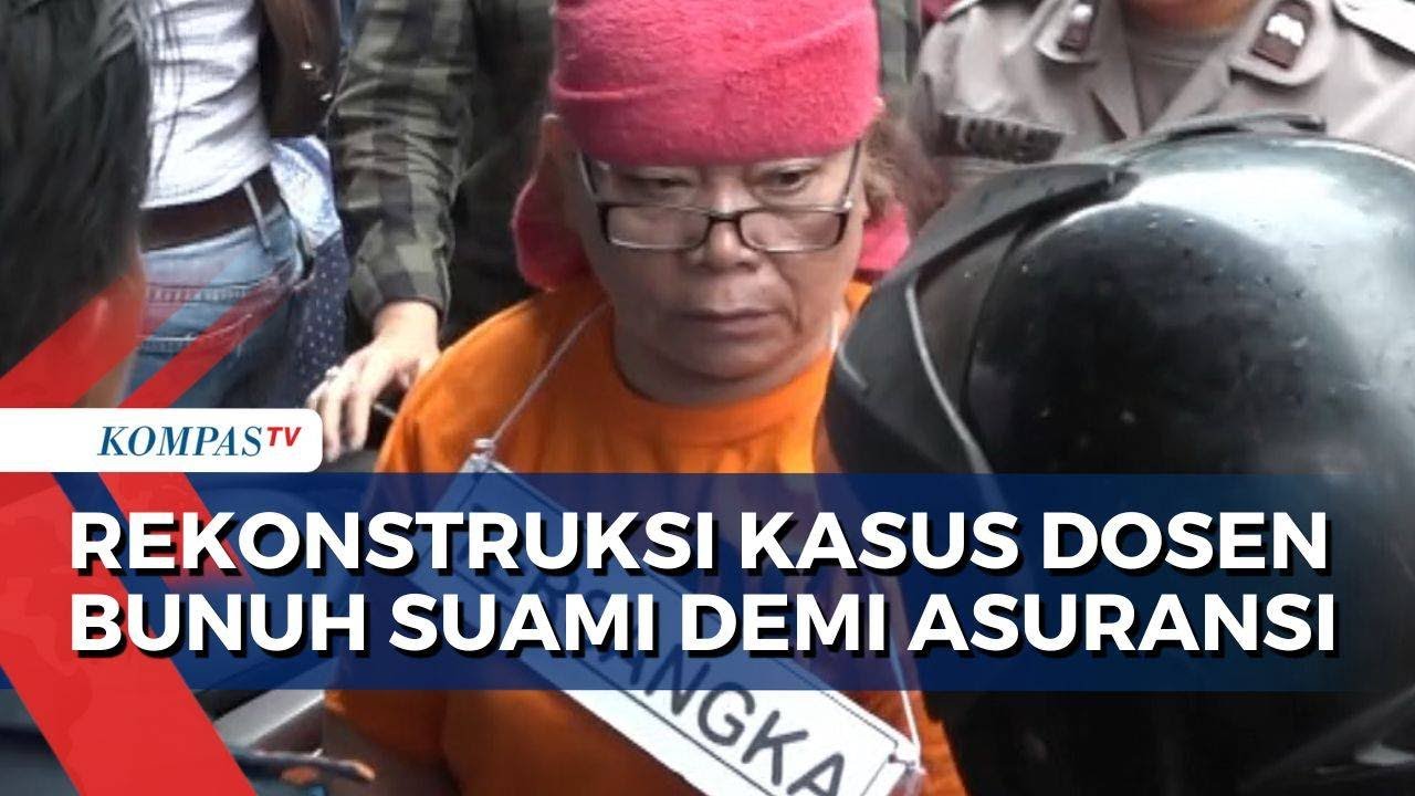 13 Adegan Diperagakan dalam Rekonstruksi Kasus Dosen Bunuh Suami Demi Uang Pertanggungan Asuransi