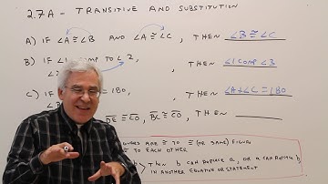 2.7A--Transitive and Substitution