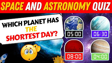 Ultimate Space and Astronomy Quiz | Test Your Cosmic Knowledge!🧑‍🚀🛸