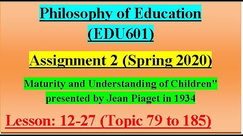 edu 601 || assignment 2 || correct solution || spring 2020