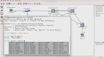IPython: Powerful interactive Python shell - easy command line for network engineers.