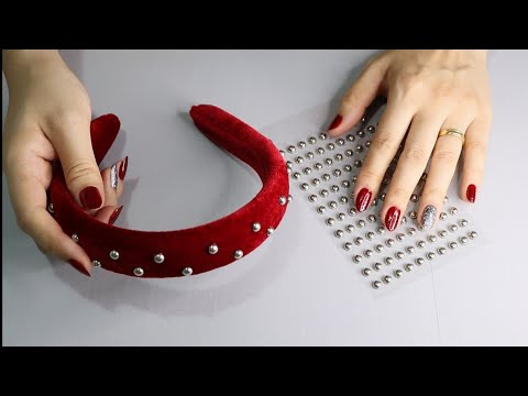 ASMR Delicadinho Decorando uma Tiara (DIY)