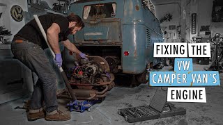 Repairing The VW Camper Van's Engine! | Episode 1