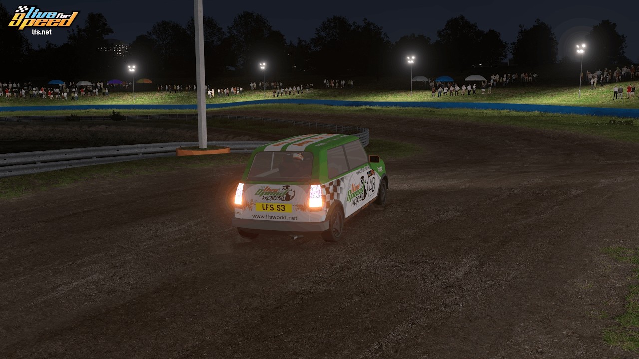 Live for Speed S3 0.8 Cars #1.1 - UF 1000 (UF1) Rallycross on Blackwood Rallycross