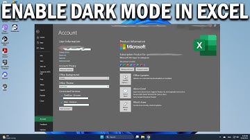 How To Enable Dark Theme In Microsoft Excel - Easy Fix