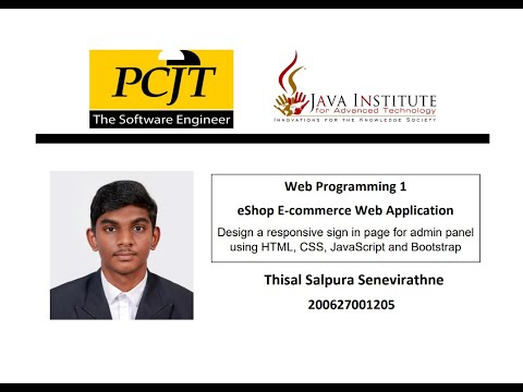 Web Project Task 39 | Create a Ecommerce Web Application | Java Institute