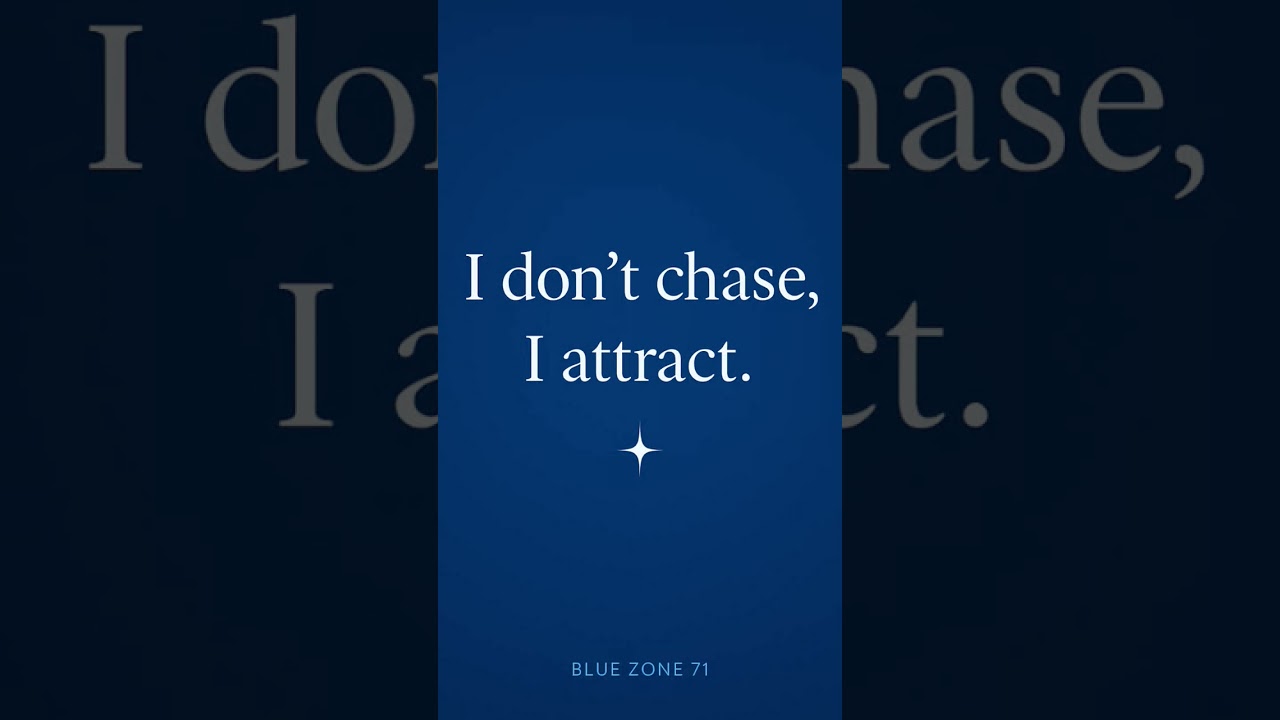 I Don’t Chase, I Attract ✨