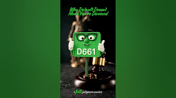 ❗ Why Default Doesn’t Mean You’re Divorced | Los Angeles Divorce #shorts #divorce661