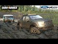 SnowRunner - 2017 FORD F-150 RAPTOR Pulls A Car Out Of The Mud