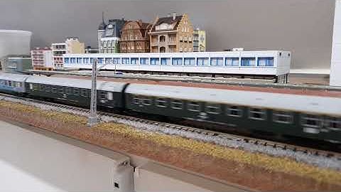 Balt Orient Express, Minitrix, N scale.