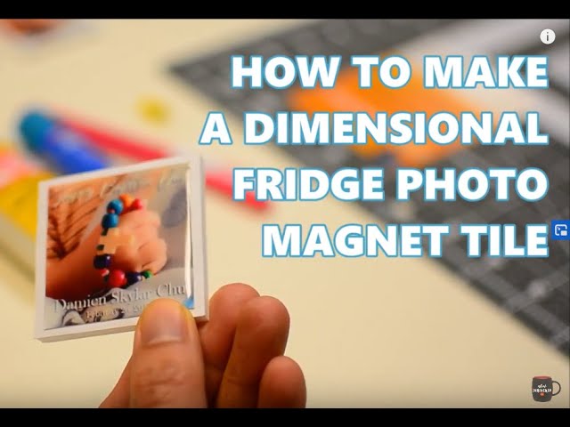 Easiest craft ever! Get some pics, some magnets, cardboard & mod podge  dimensional magic!